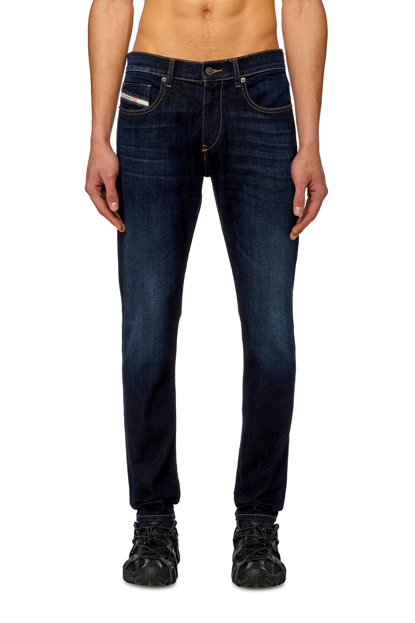 Diesel Men's 01-009Zs Diesel_2019 D-Strukt_shirt_blue_28w / 32L Large
