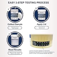 Vista 3 de Vasos para análisis de drogas Identify Diagnostics Paquete de 5 Kit de prueba de orina instantánea CLIA exento de 12 paneles para marihuana