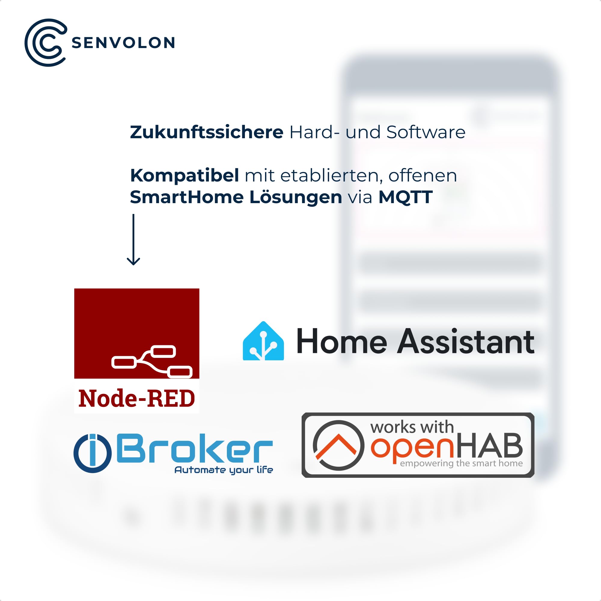 Präsenzmelder KL MZ WLAN – Smart Home Bewegungsmelder (60 Ghz) mit Anwesenheitserkennung und Zoneneinteilung – Klimasensorik - für Home Assistant, OpenHAB, ioBroker oder Node-RED (MQTT)