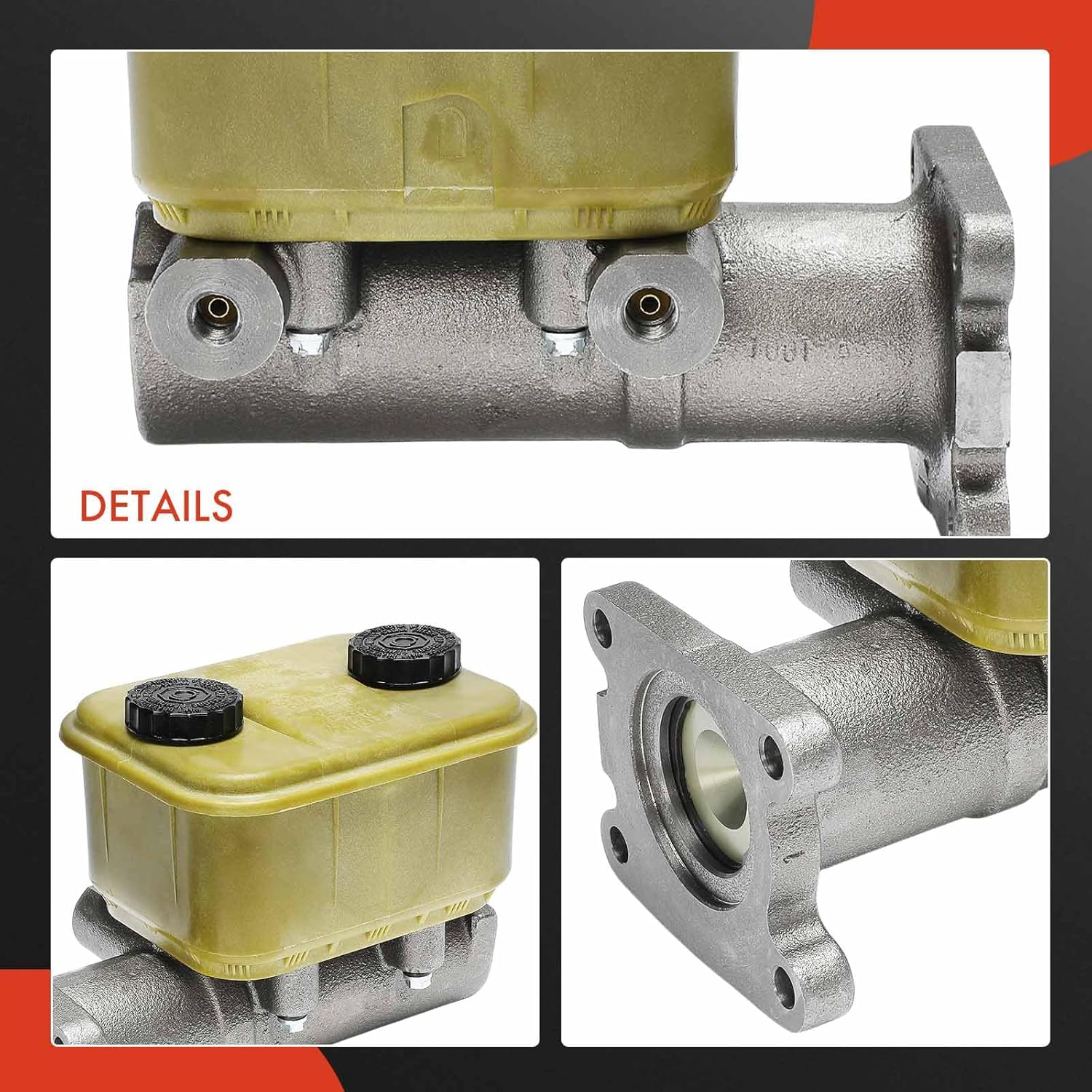A-Premium Brake Master Cylinder with Reservoir and Cap Compatible with Chevrolet and GMC Vehicles - C60 1980-1984, C70 1980, C7000 1979-1985