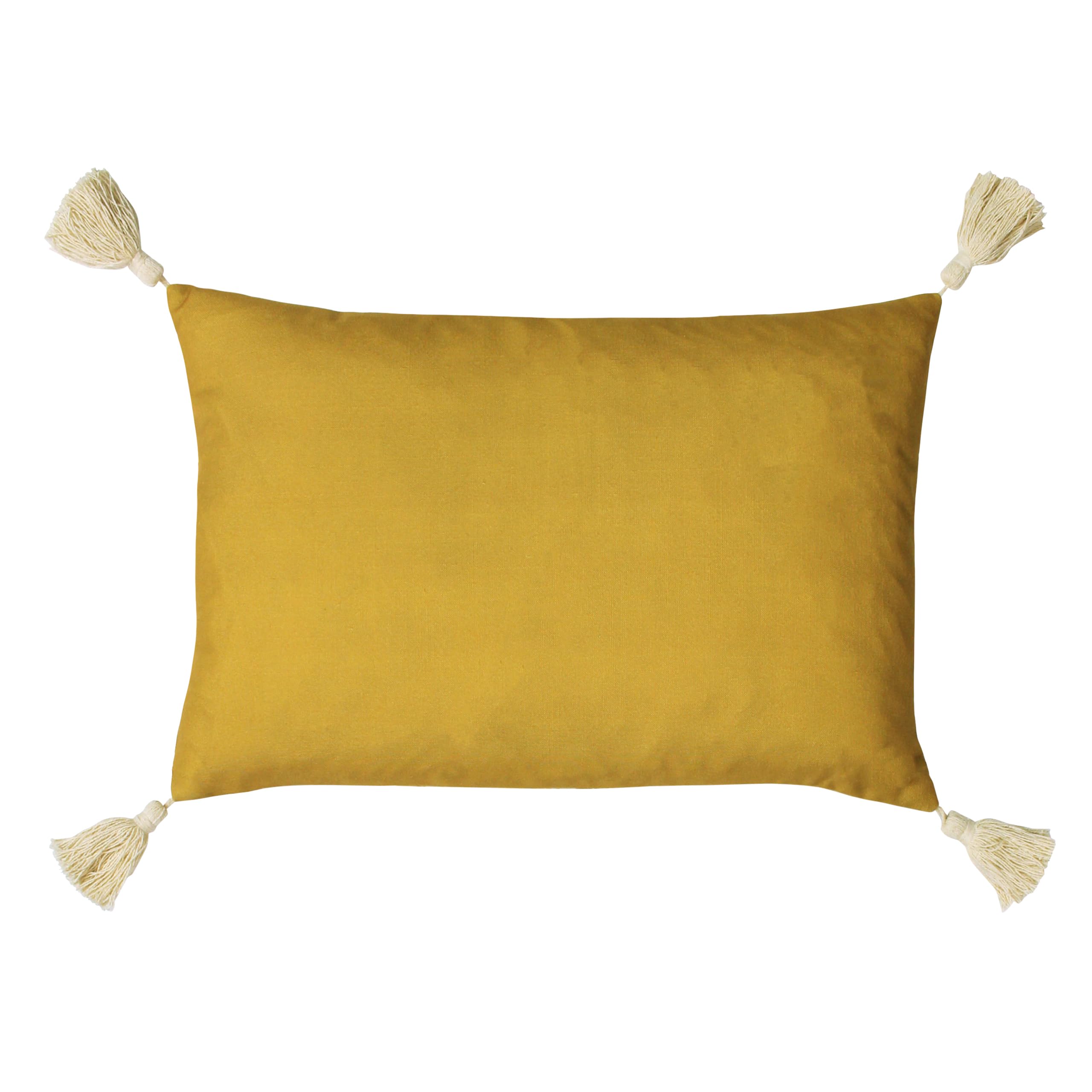 Paoletti Somerton Feather Filled Cushions Twin Pack, Honey, 35 x 50cm - Image 2
