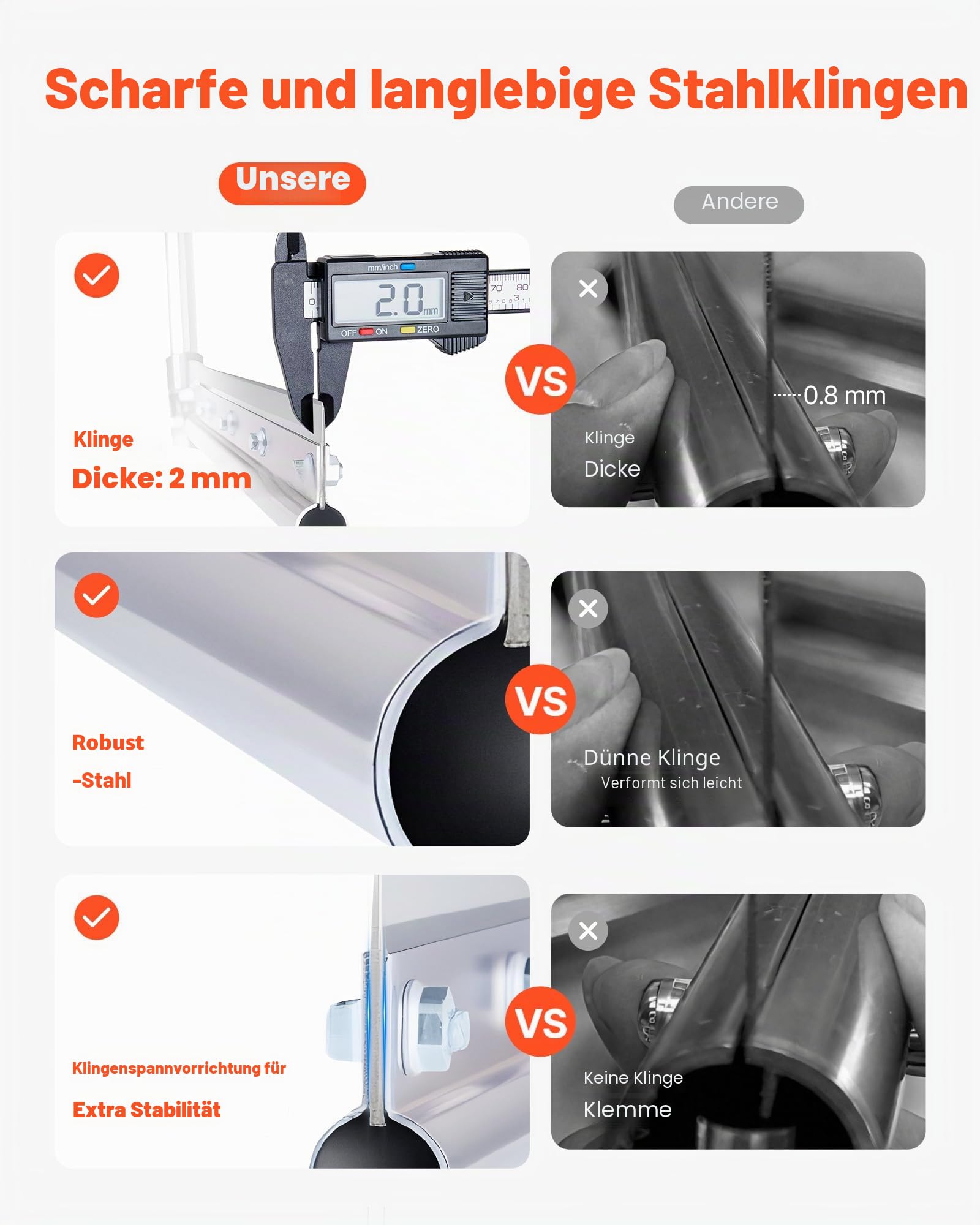 VEVOR Teichrechen, Wasser Unkrautrechen mit 939 mm max. Schnittbreite, Stahlklingen, See-Unkrautschneider mit 9 m Nylonseil, Seerechen zum Entfernen von Rohrkolben, Schilf, Seerosenblätter