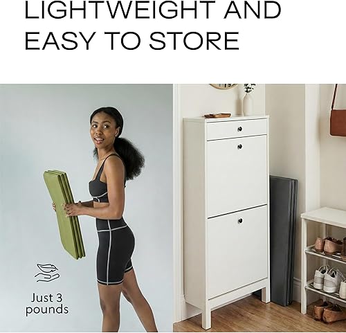 Miniatura 6 de Stakt La esterilla plegable original de yoga, tapete premium de fitness y multiusos con superficie antideslizante, portátil y ligera para uso en