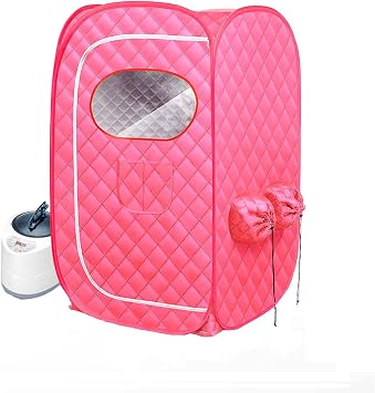 Portable Steam Sauna SPA Foldable Waterproof Sauna Tent and 2L Sauna Steam Generator for Home Sauna Bath Sweating Slimming Detoxify Body Therapy