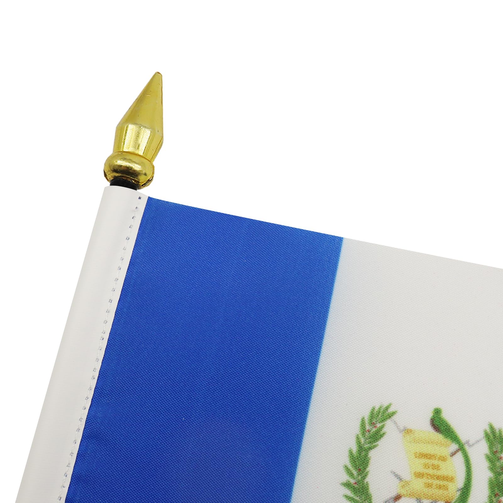 AZ FLAG, Guatemala Table Flag 4'' x 6'', Guatemalan Mini Desk Flag 100% Polyester 15 x 10 cm - Image 4