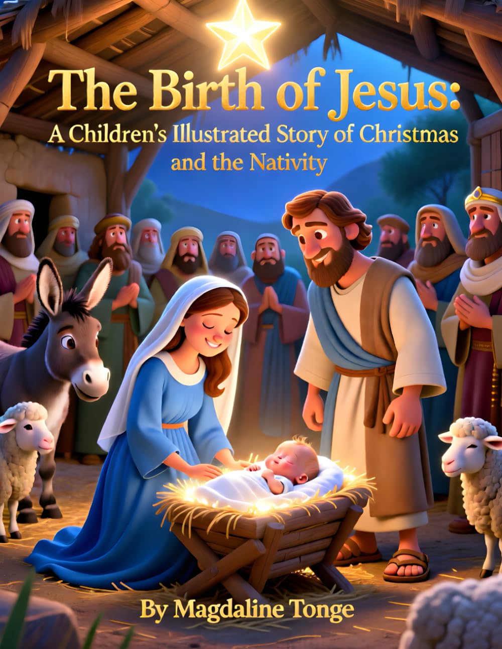 The Birth of Jesus: A Children’s Illustrated Story of Christmas and the Nativity: nativity story for children, Christmas story for kids, Bible stories ... for kids, Jesus birth story picture book,