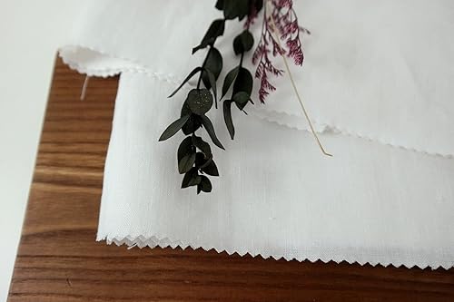 Miniatura 2 de 100% lino tela peso medio suave al tacto 14S natural