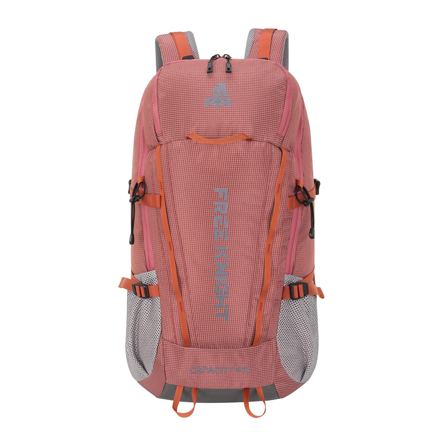 Bseash Sac à dos imperméable de 45 L avec housse de pluie, sac à dos de voyage pour escalade, ski, cyclisme