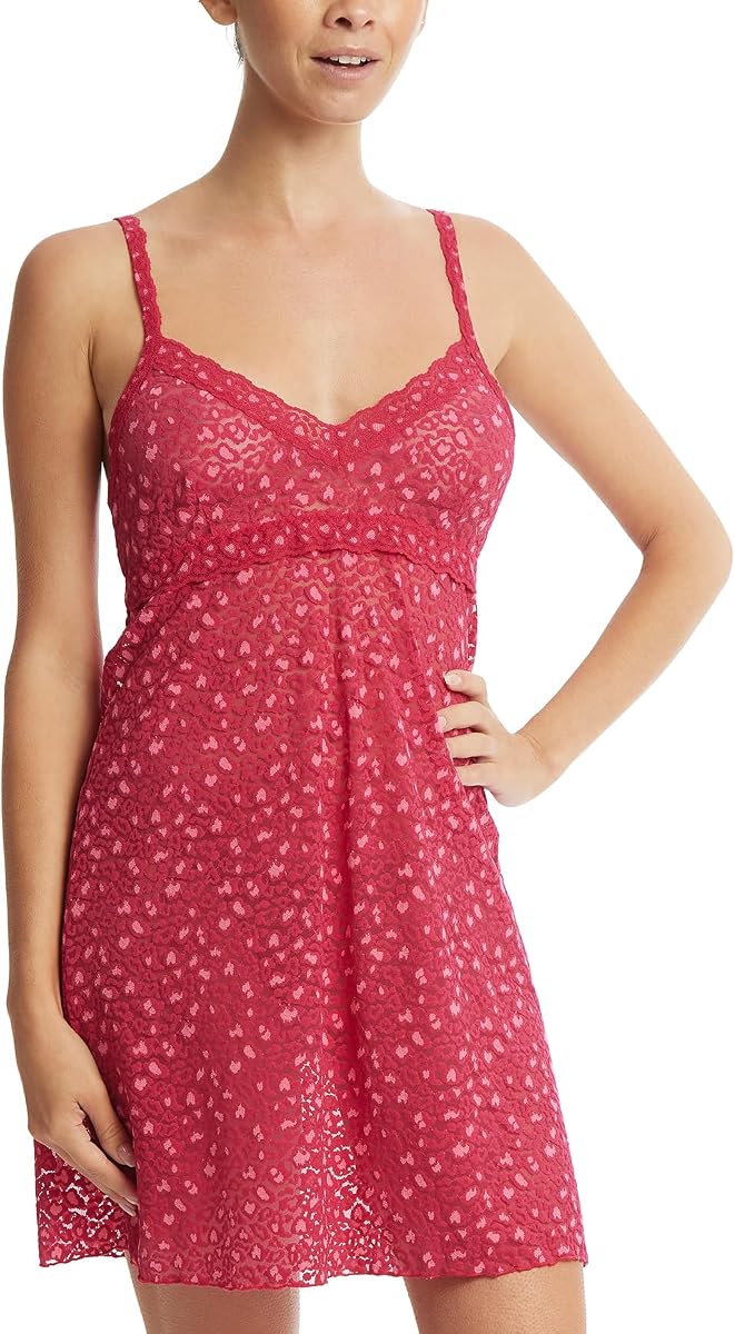 hanky panky Cross-Dye Leopard Chemise