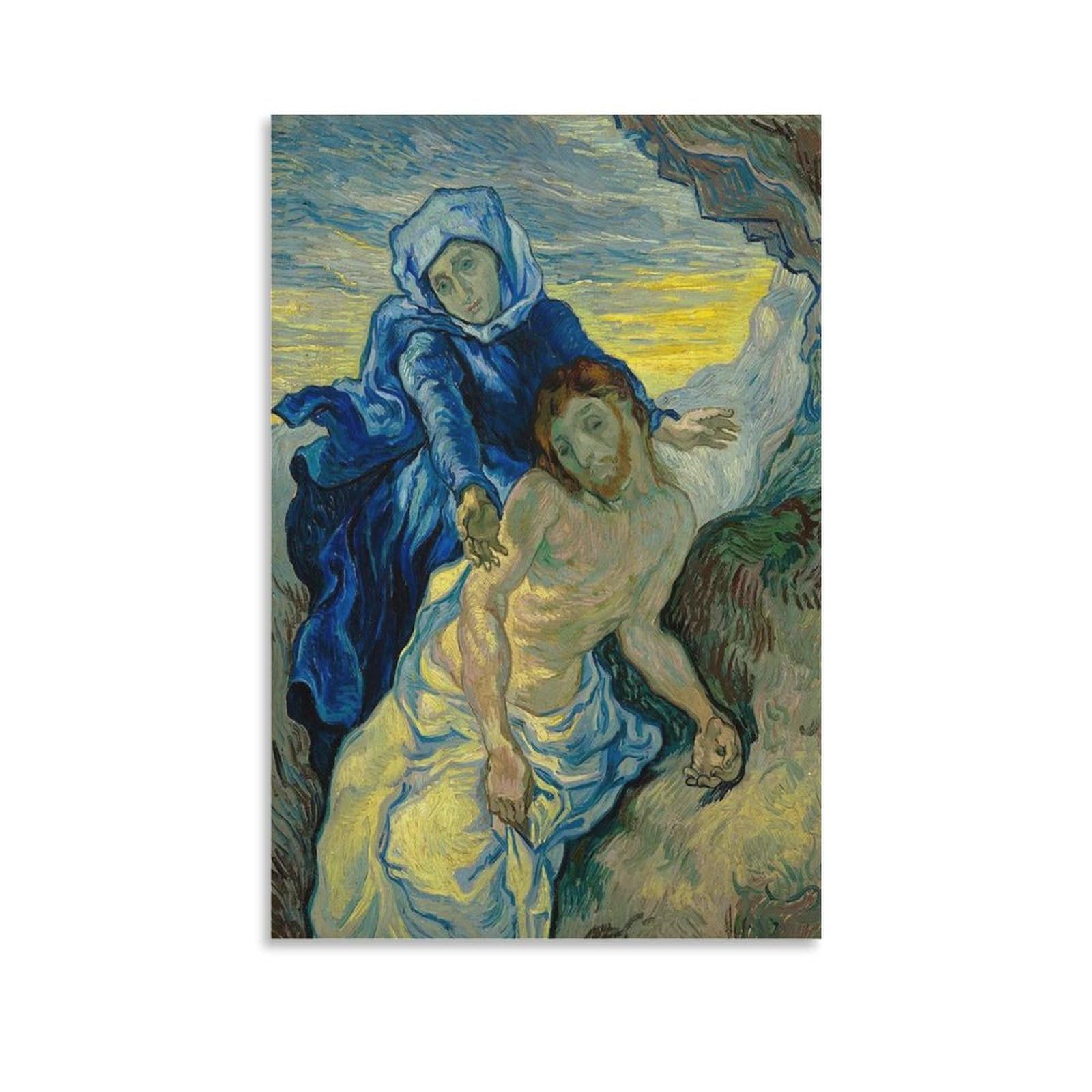 Van Gogh ゴッホ 絵画 プリント ポスター A3 アートポスター A3 Vincent Van Gogh ゴッホ rynight 星月夜