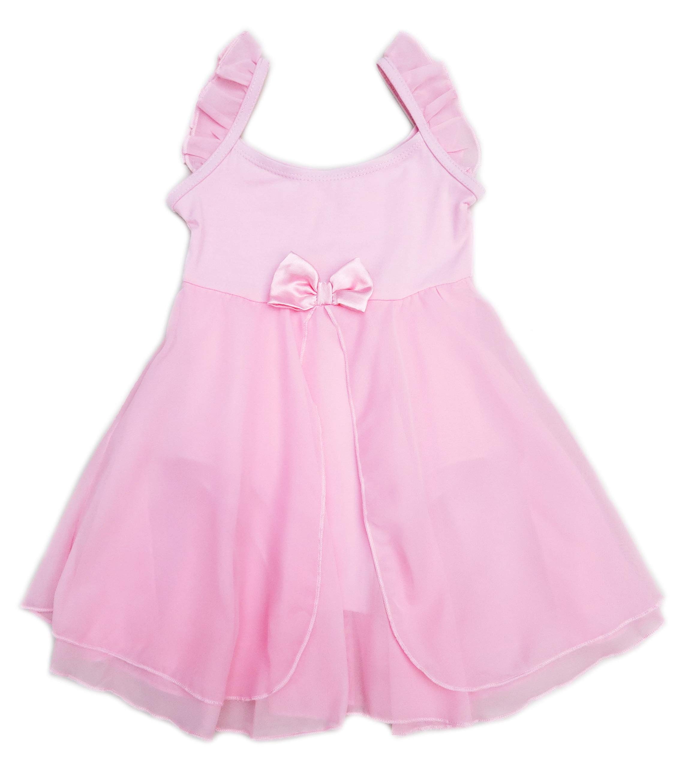 wenchoice Pink Empire Waist Chiffon Skirted Ballet Dress Girl's XL(7Y-8Y)