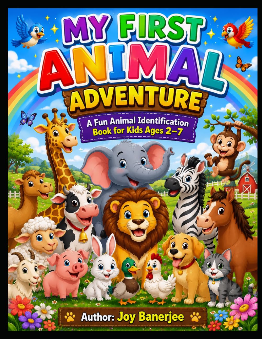 MY FIRST ANIMAL ADVENTURE: A Fun Animal Identification Book for Kids