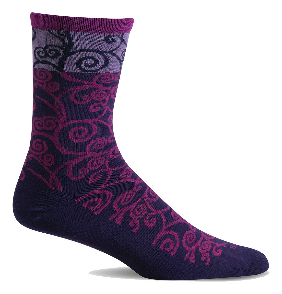 SockwellWomen's Heraldic Swirl Crew Socks
