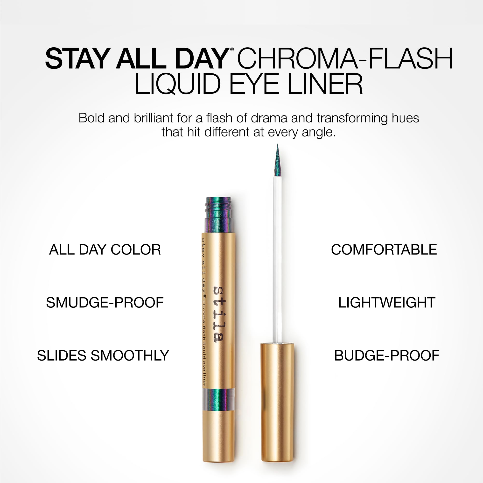 Stay All Day® Chroma-Flash Liquid Eyeliner - Peacock - Image 2
