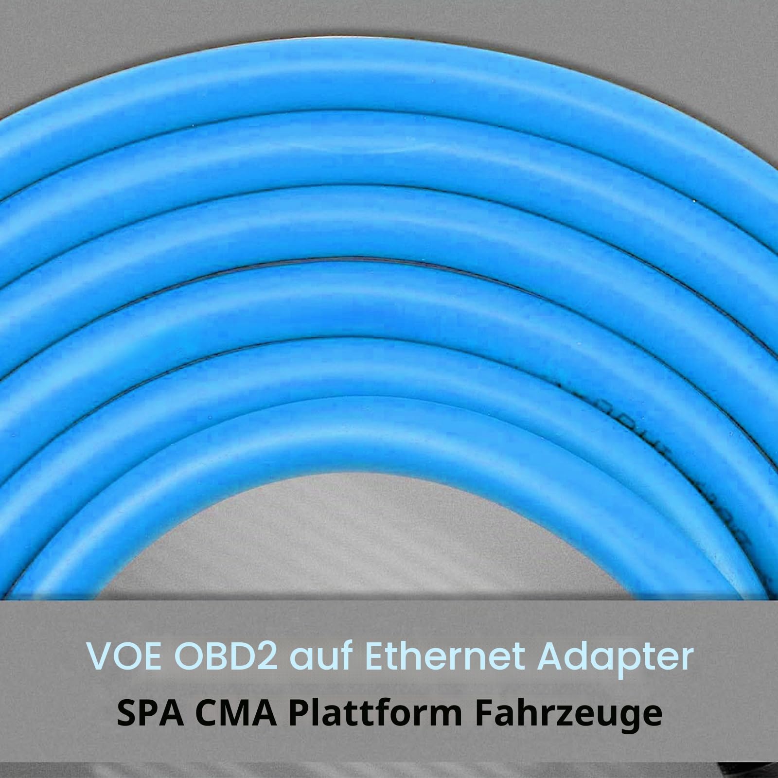 Juta VOE OBD2 Diagnose Adapter, Kompatibel mit Volvo SPA/CMA (ab 2016), Ersetzt 9513108/9513062, USB zu Ethernet Adapter für VIDA PC Software & Drittanbieter