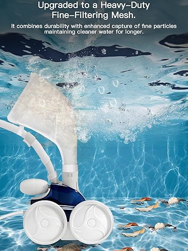 Miniatura 9 de Bolsas de filtro universales con cremallera para limpiadores de piscinas Polaris 360 y 380, bolsas de malla de repuesto multiusos, paquete de 2