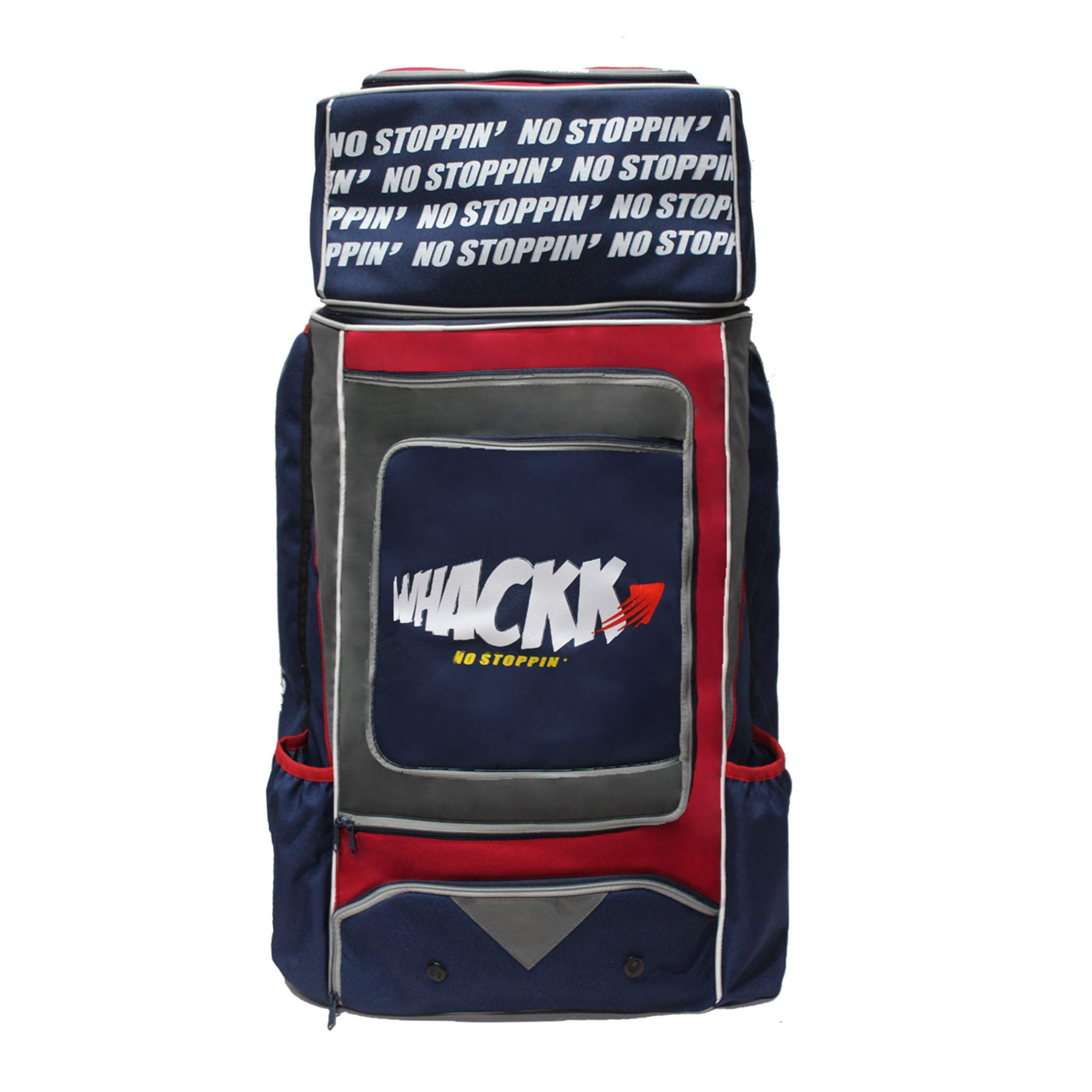 Whackk Warrior Blu Red |Cricket Kitbag |Cricket Kit Bag Backpack |Adult | 2 Bat Pocket Shoe & Helmet Pocket |Main pocket Fit 18" Leg Pad |2 Bottle Holder Easy Access Pocket |Player Edition Senior (B099F8YNYH) Amazon Price History, Amazon Price Tracker