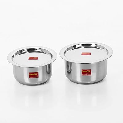 Sumeet 2 Pcs Stainless...