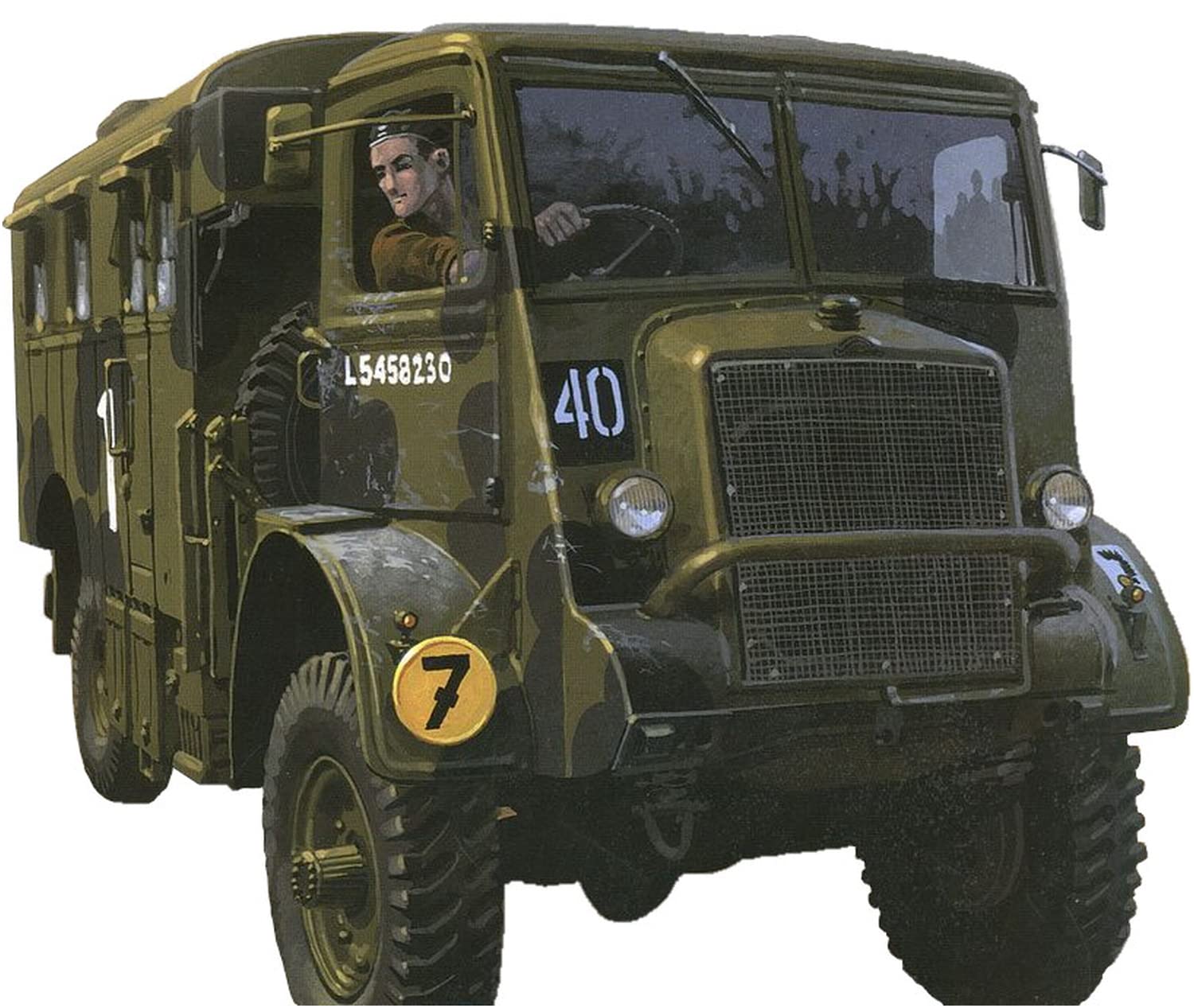 IBG 1/72 Bedford QLR 4x4 Wireless # 72002
