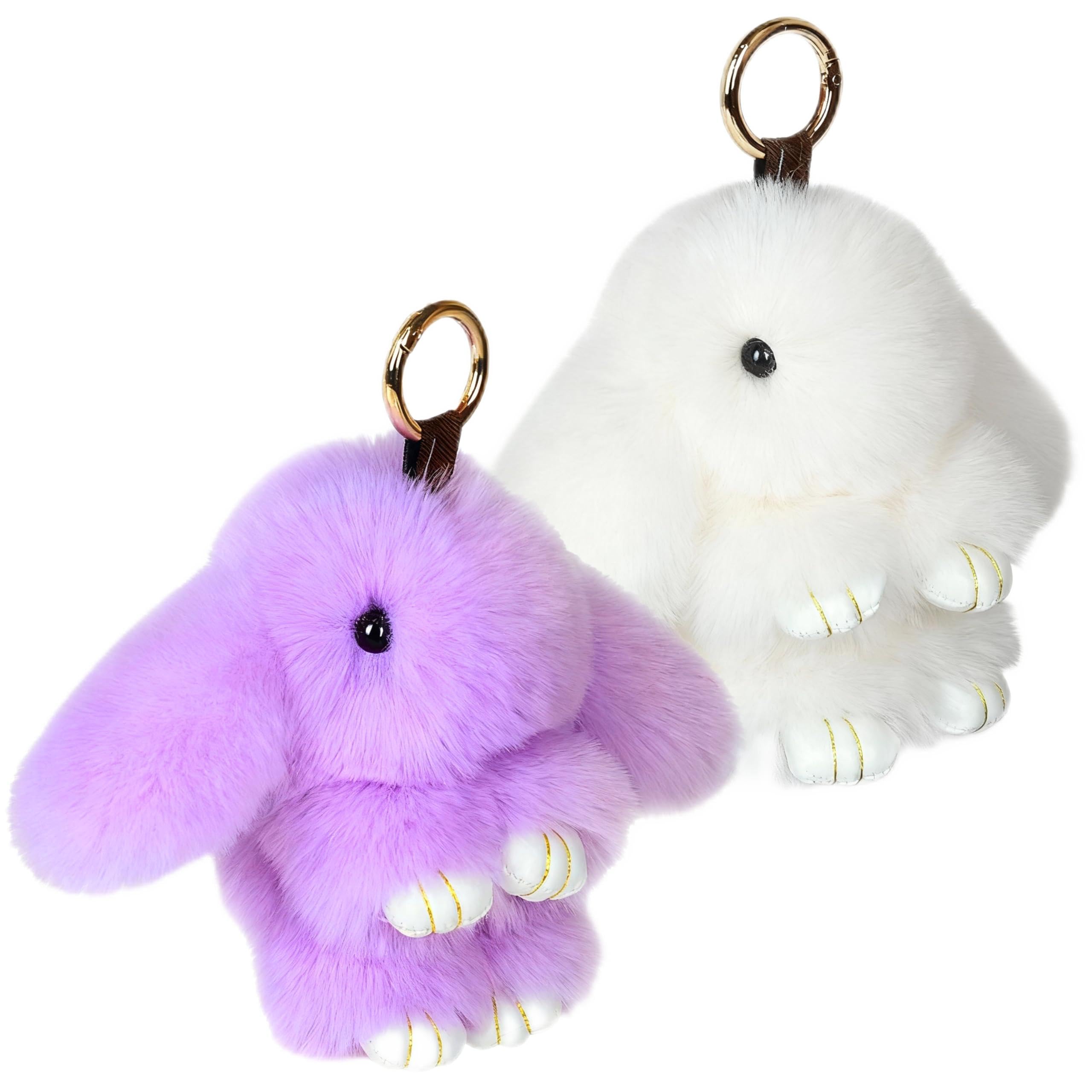Cute Plush Keychain, Car Pendant, Bag Purse Backpack Charm Accessory, Gift for Girls Women