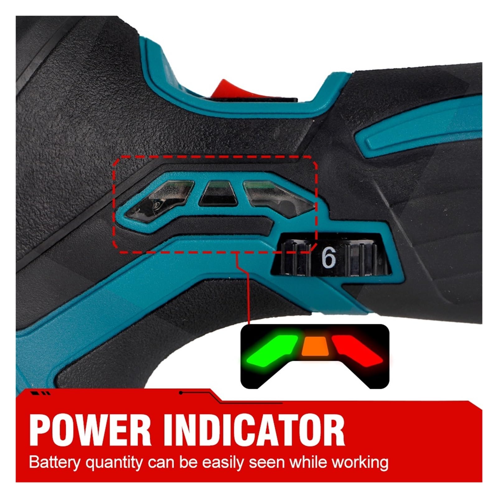 6000RPM bezprzewodowa mini polerka 6 biegów polerka samochodowa 12V samochody elektryczne polerowanie maszyn regulacja prędkości elektronarzędzia | 1 Battery Set