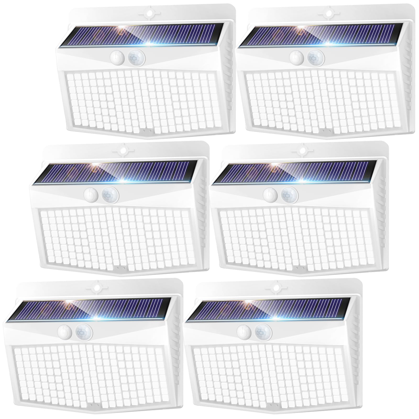 nipify Luz Solar Exterior,3 Modos / 2 Paquete Focos Solares Exterio con Sensor de Movimiento, Impermeable lampara solar exterior para Jardin, Patio, Calle, Patio, Caminos — view 21
