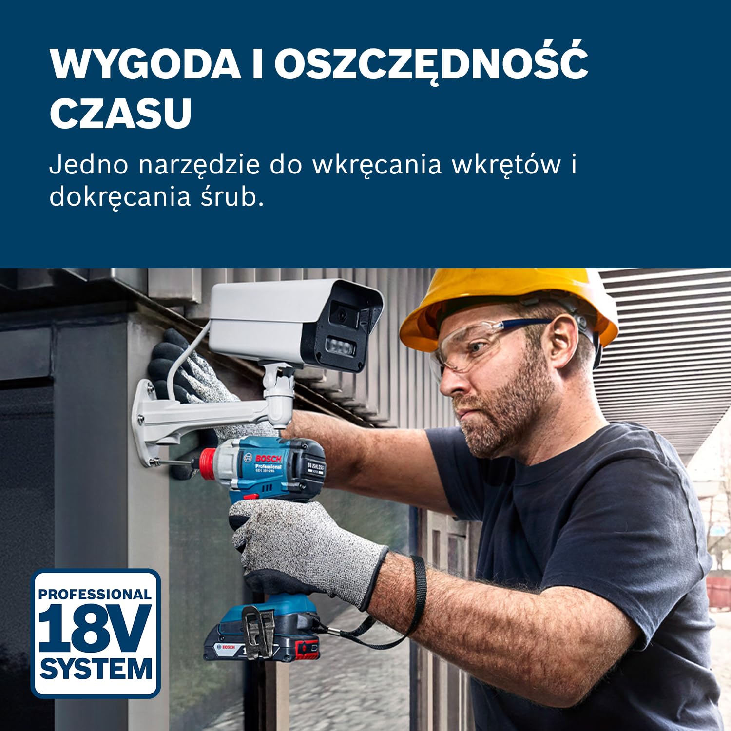 Bosch Professional 18 V firmy Bosch: akumulatorowa wkrętarka udarowa GDX 18V-285 (walizka L-BOXX)