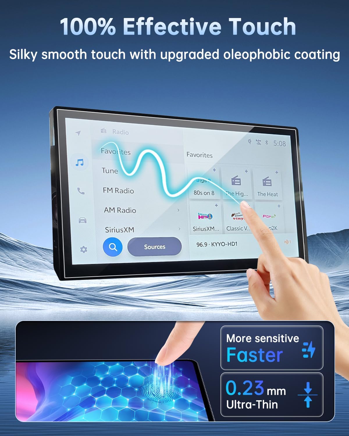 SHAOHAO for 2026 2027 Honda CR-V Anti Glare Screen Protector for 2026 2027 Honda CR-V CRV Accessories (LX/EX/EX-L/Sport Hybrid/TrailSport Hybrid/Sport-L Hybrid) 9" Display Matte Glass Anti-Fingerprint