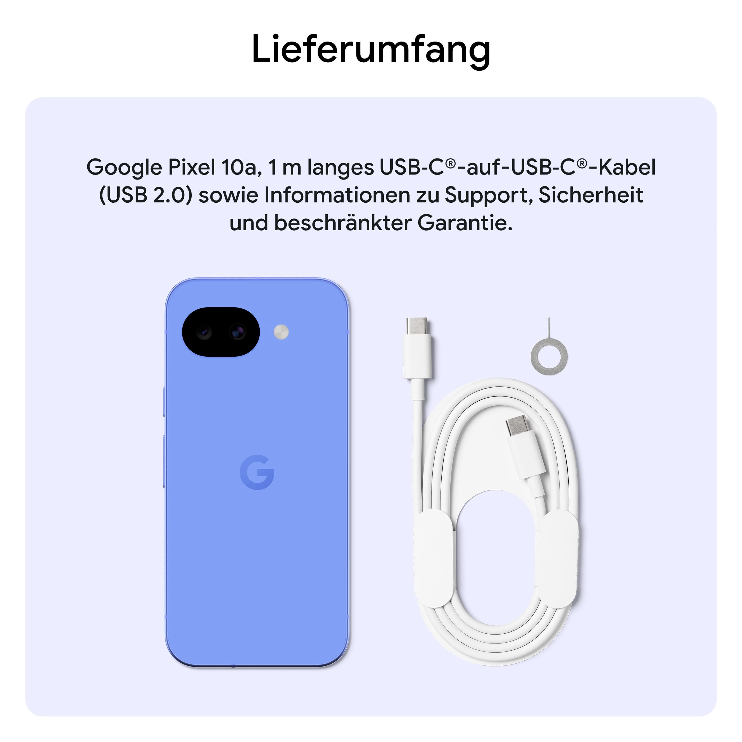 Google Pixel 10a – 7 Jahre Betriebssystem- und Sicherheitsupdates, mehr als 30 Stunden Akkulaufzeit, Kamera-Coach, Gemini Live, Pixel-Sicherheitsfunktionen - Obsidian, 128GB