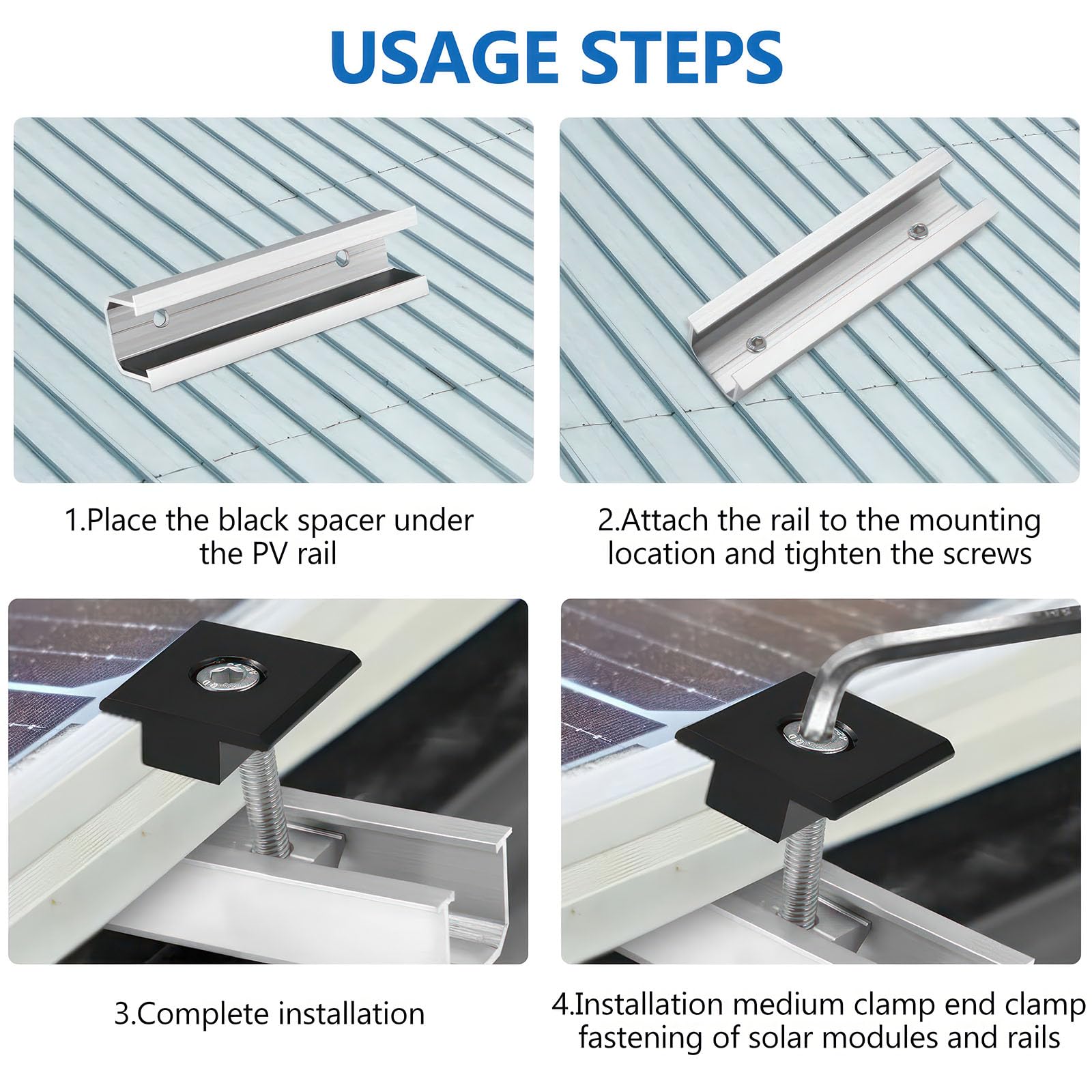 Zelsius Zelsius Universal Aluminium Montageschienen Set für