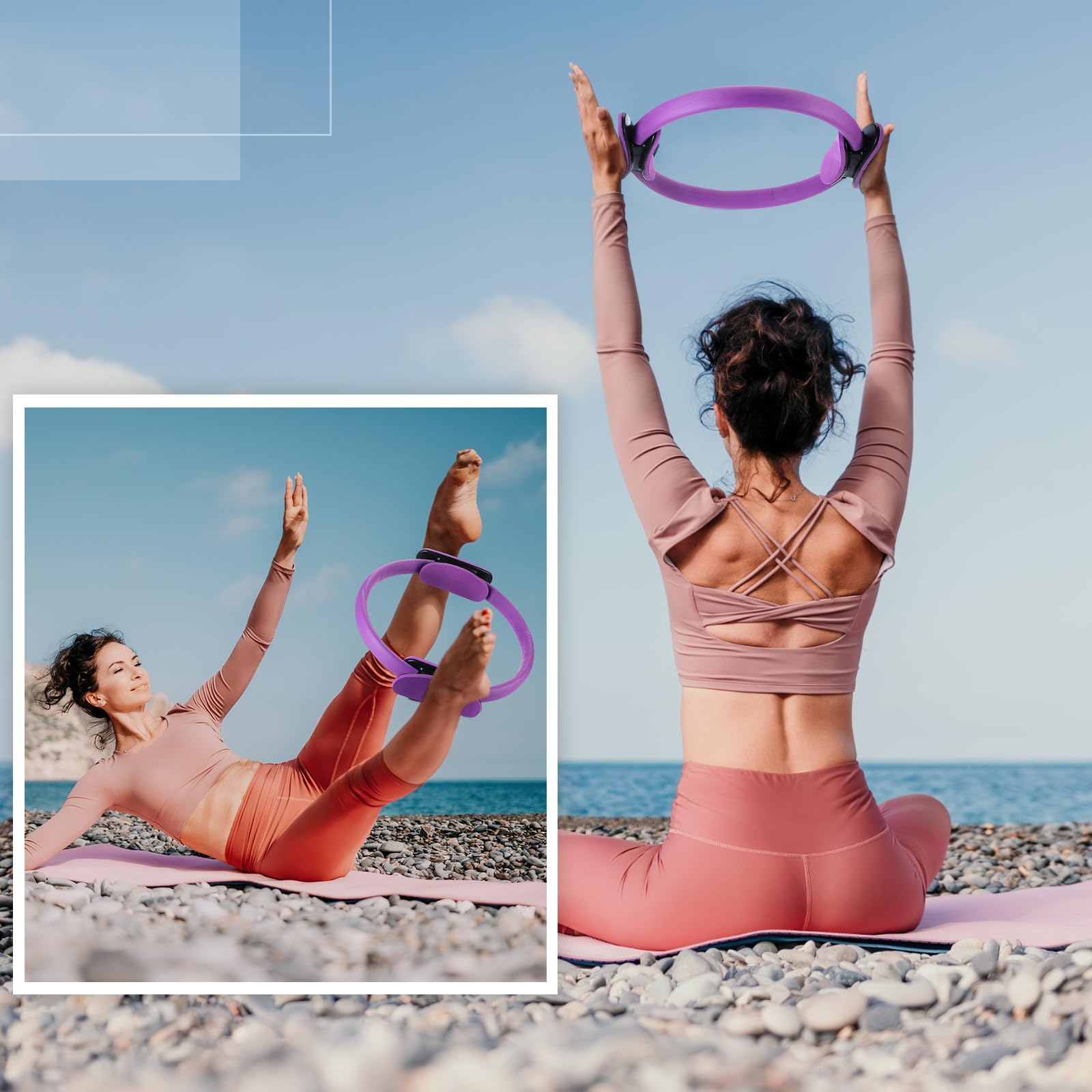 Amazon.co.jp: Syhood ピラティスリング 11.81インチ ピラティス