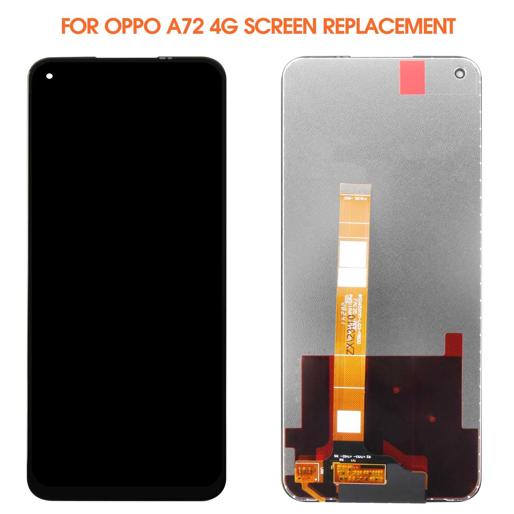 AGCUT LCD pour Oppo A72 4G / A52 4G Écran de Rechange pour Oppo A72 4G CPH2067 Display Ecran Replacement Numériseur Vitre Écran Tactile Digitizer Panneau Assemblé De Réparation, Nior