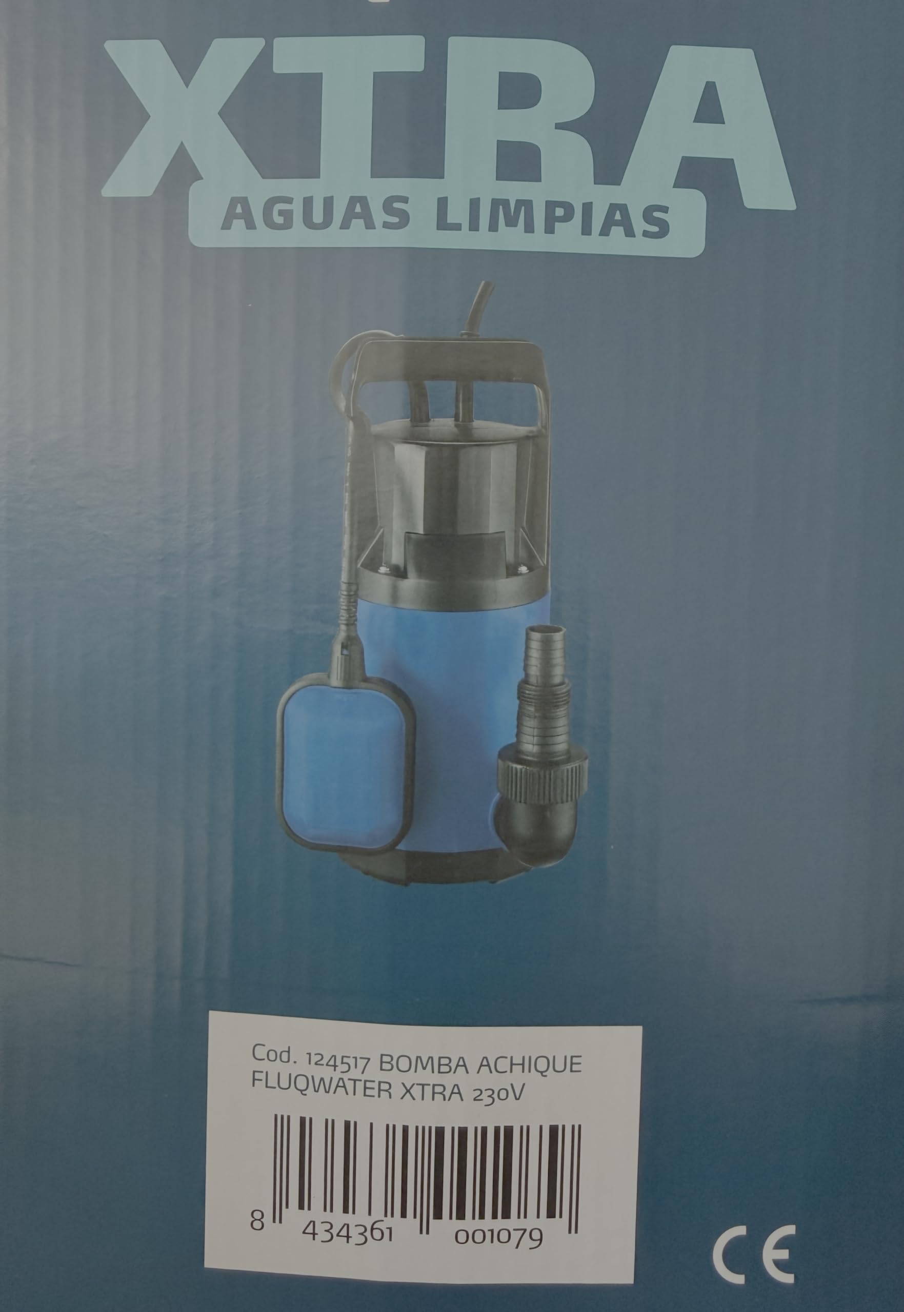 Bomba de Achique Sumergible 400W | KIT Drenaje Completo con Interruptor Automático y Manguera de 5 Metros | Extracción Rápida de Agua | Ideal para Sótano, Piscina y Barcos