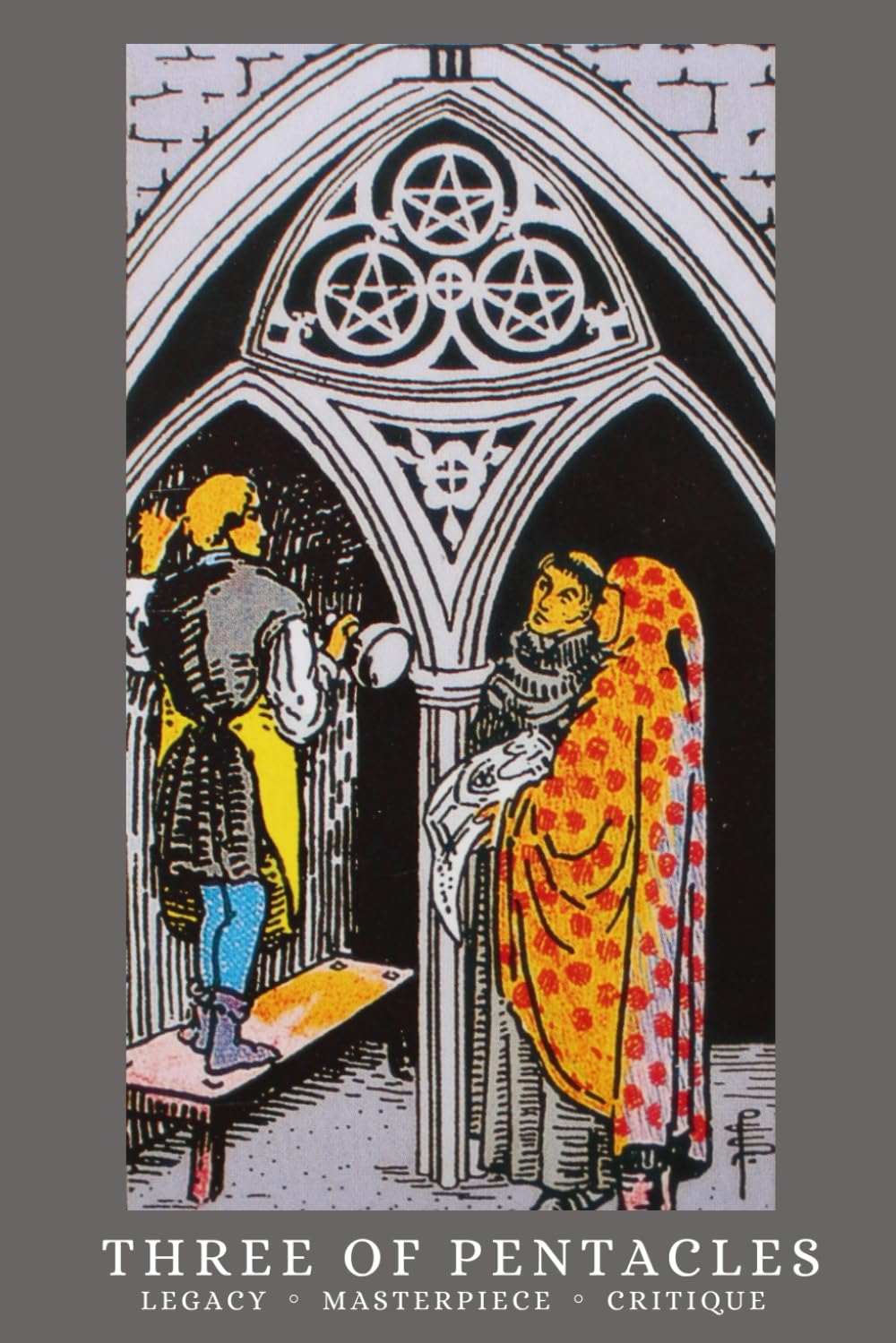 Independently published Tarot Card Notebooks: Three of Pentacles