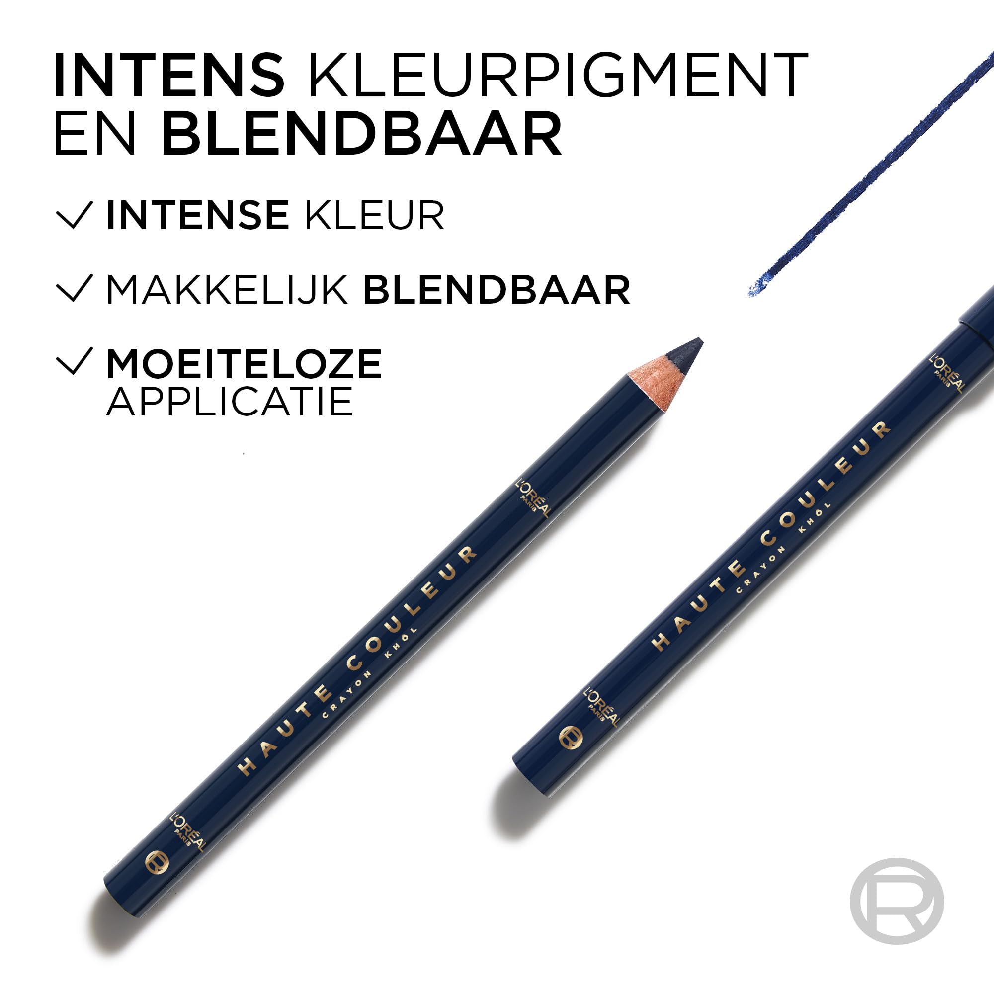 L'Oreal Cosmetics Haute Couleur Göz Kalemi - 130 Blue Suede (2 paketi)