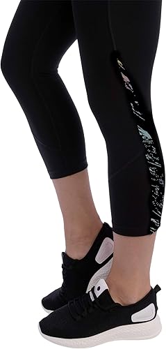 Miniatura 4 de Kirkland Signature Mallas activas para mujer (reflectantes, talla M), Negro -