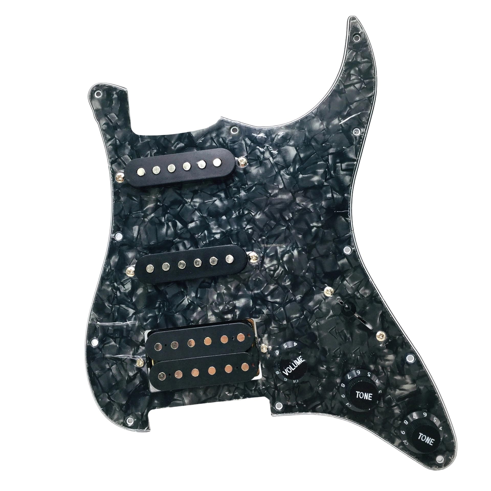Pickguard Do Gitary Elektrycznej SSH Z Wymianą Kabli Na Kompletny Zestaw Bk Pearl