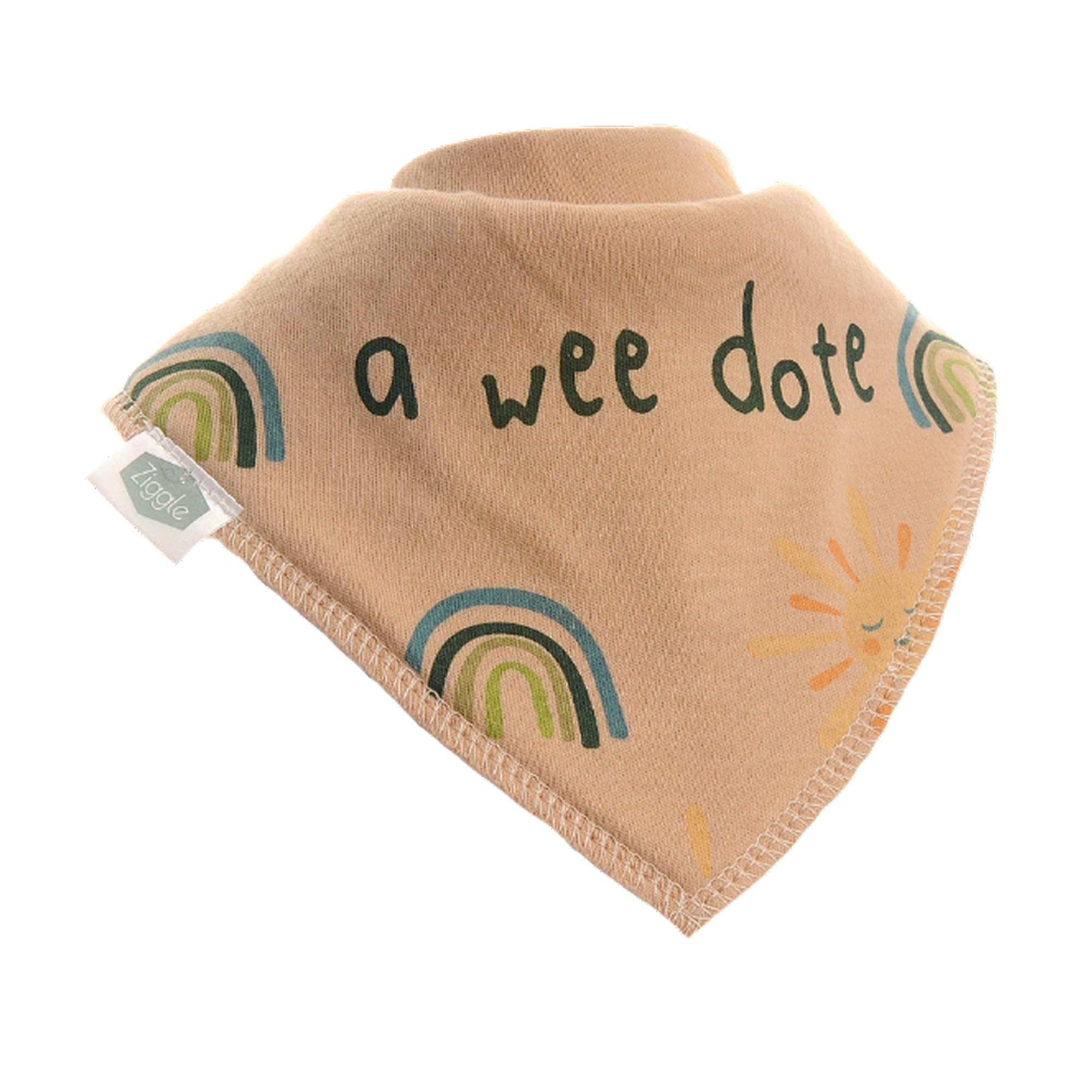 Ziggle Unisex Infant Wee Dote A Bib