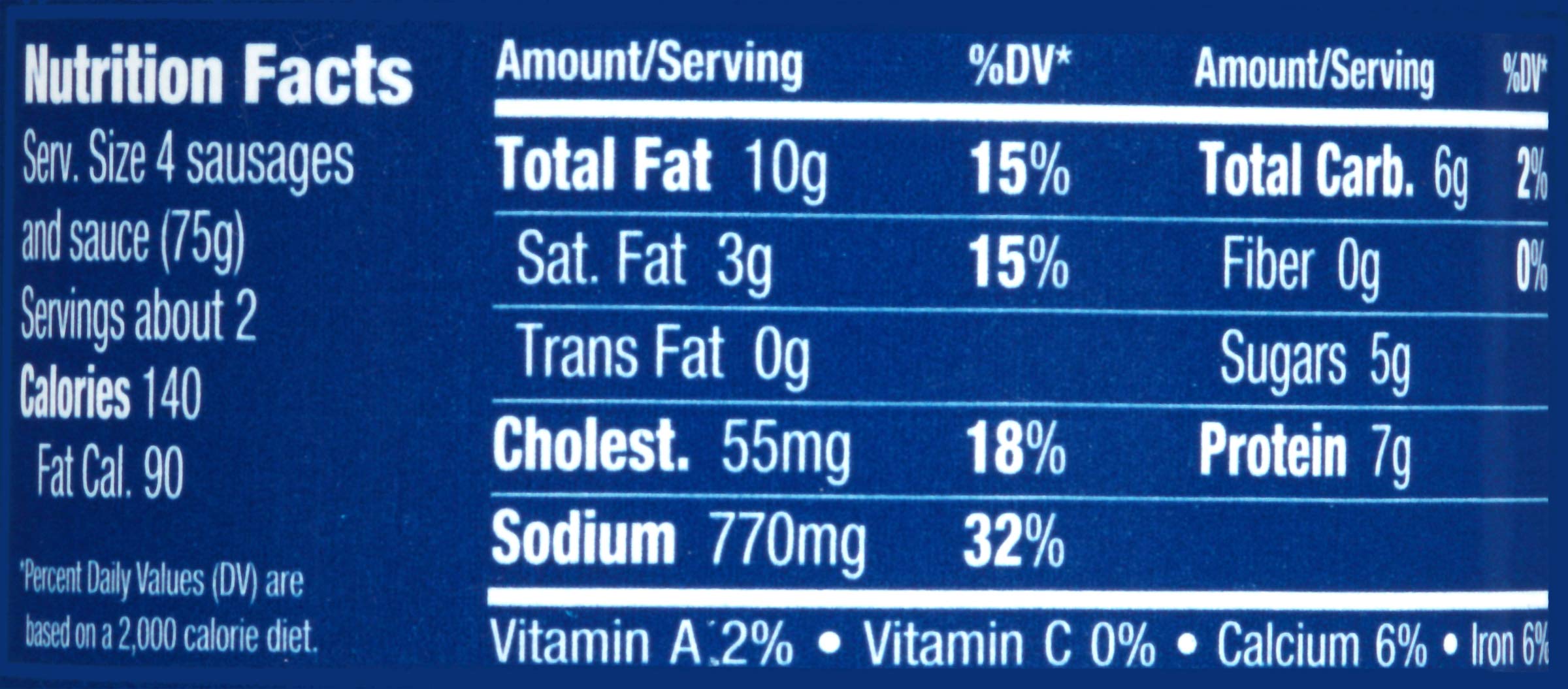 Armour Star Vienna Sausage, Bourbon Barbecue Flavored, Canned Sausage