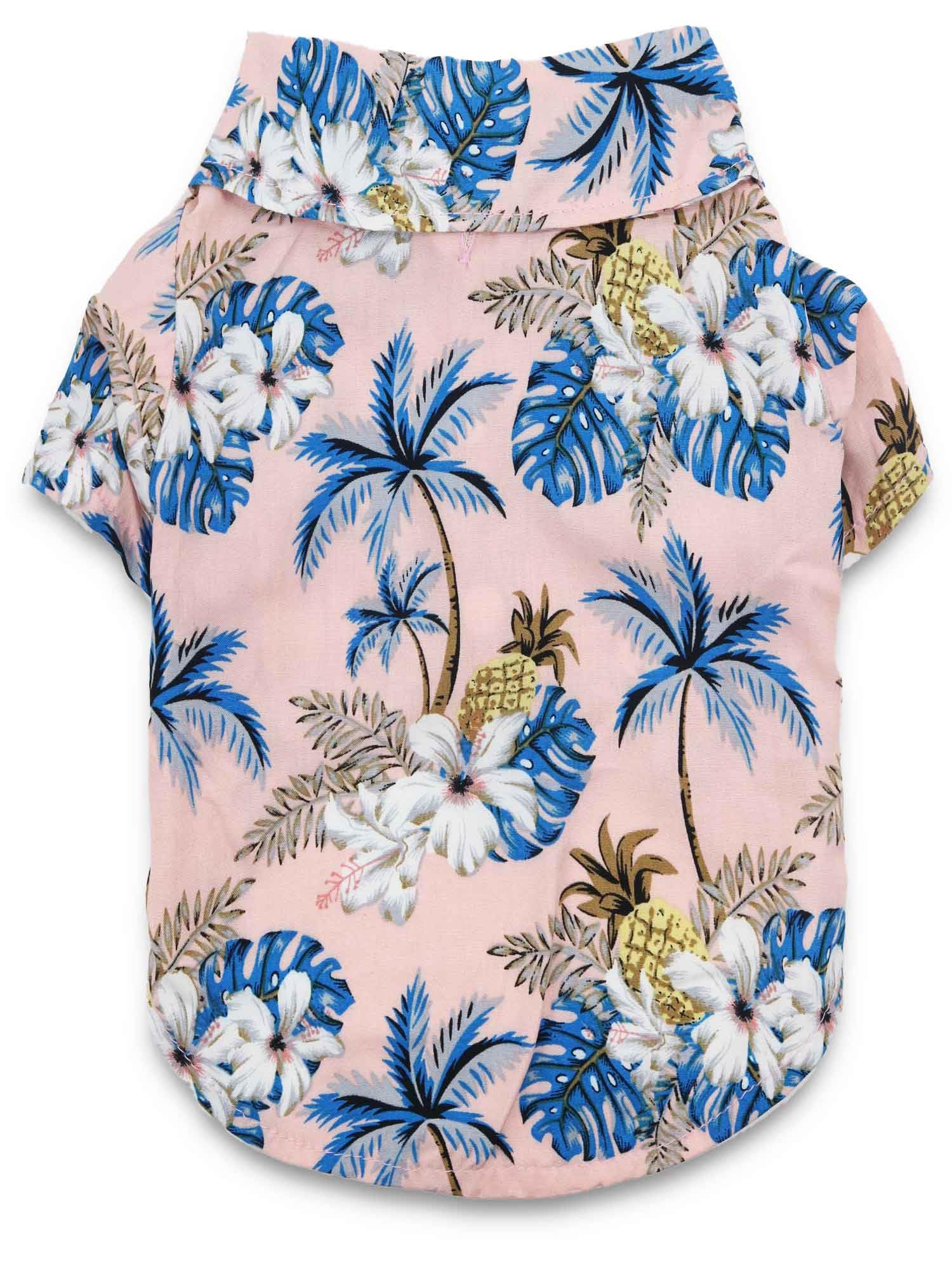 DroolingDog Hawaiian Shirts for Small Dogs Camp Clothes Cat Apparel Pet Vacation Tee Shirt - Image 4