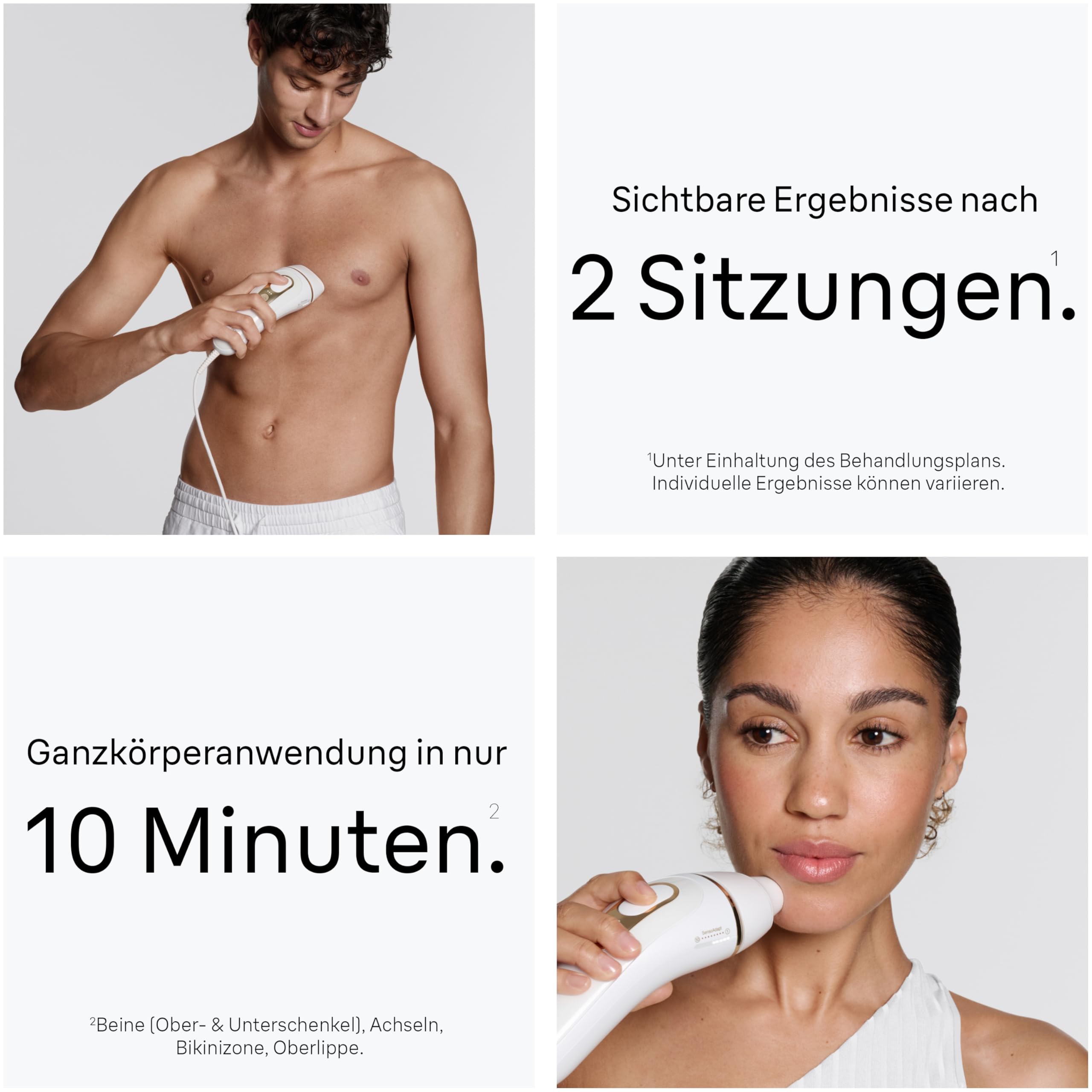Braun  Silk·expert Pro 5, IPL Geräte Haarentfernung, PL5230, Weiß/Gold – Ansicht 3