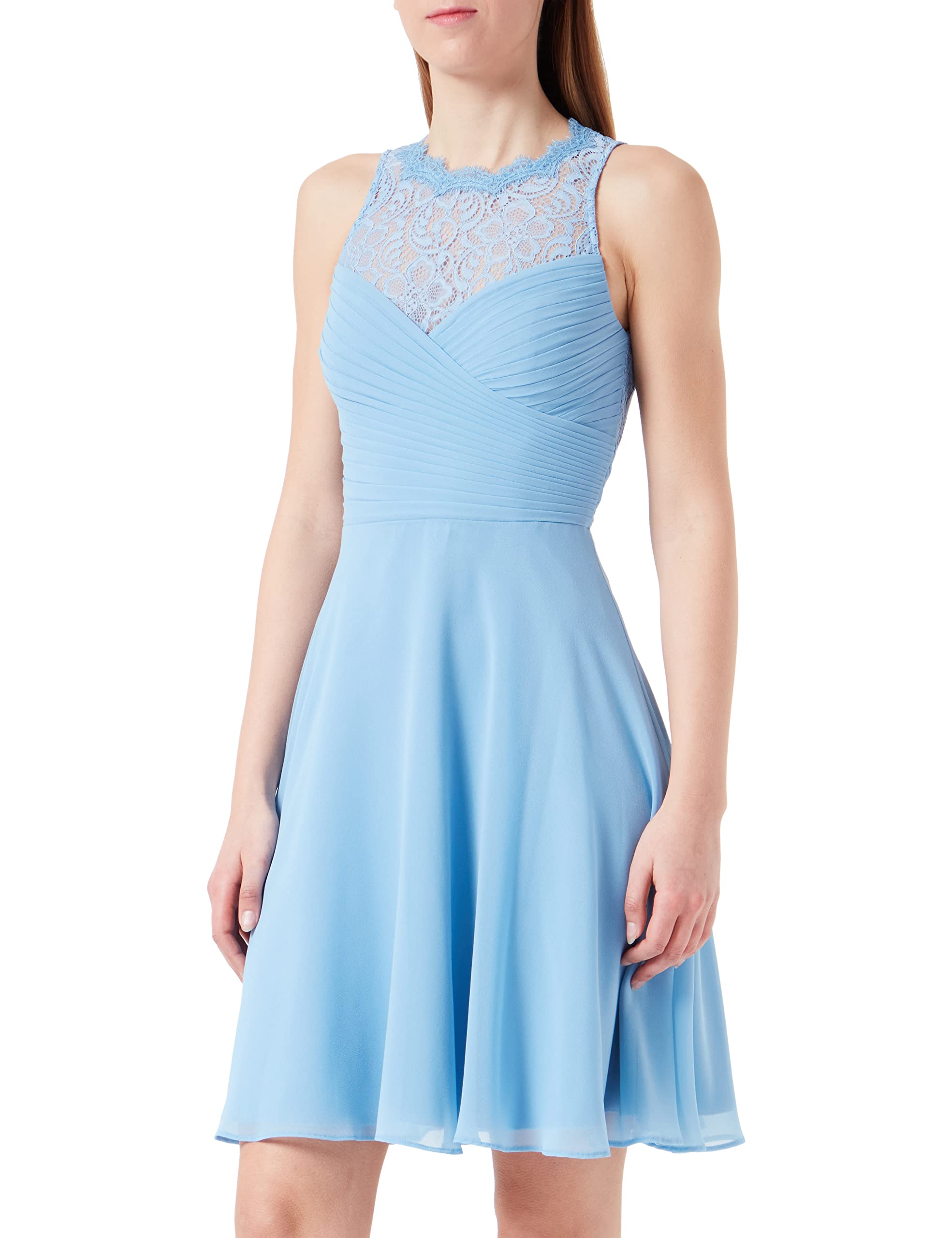 Vera Mont Damen 0241/4825 Kleid, Allure, XS, Taubengrau, 32
