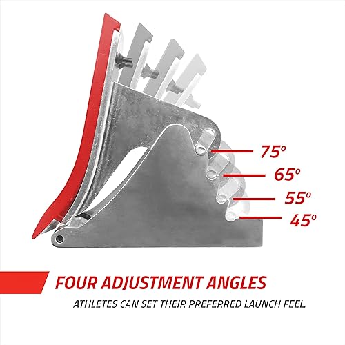 Miniatura 5 de Gill Athletics Pedales de aluminio fundido S2 Starting Block de 8 pulgadas de alto, diseñados para competiciones de alto nivel en pista y campo, los