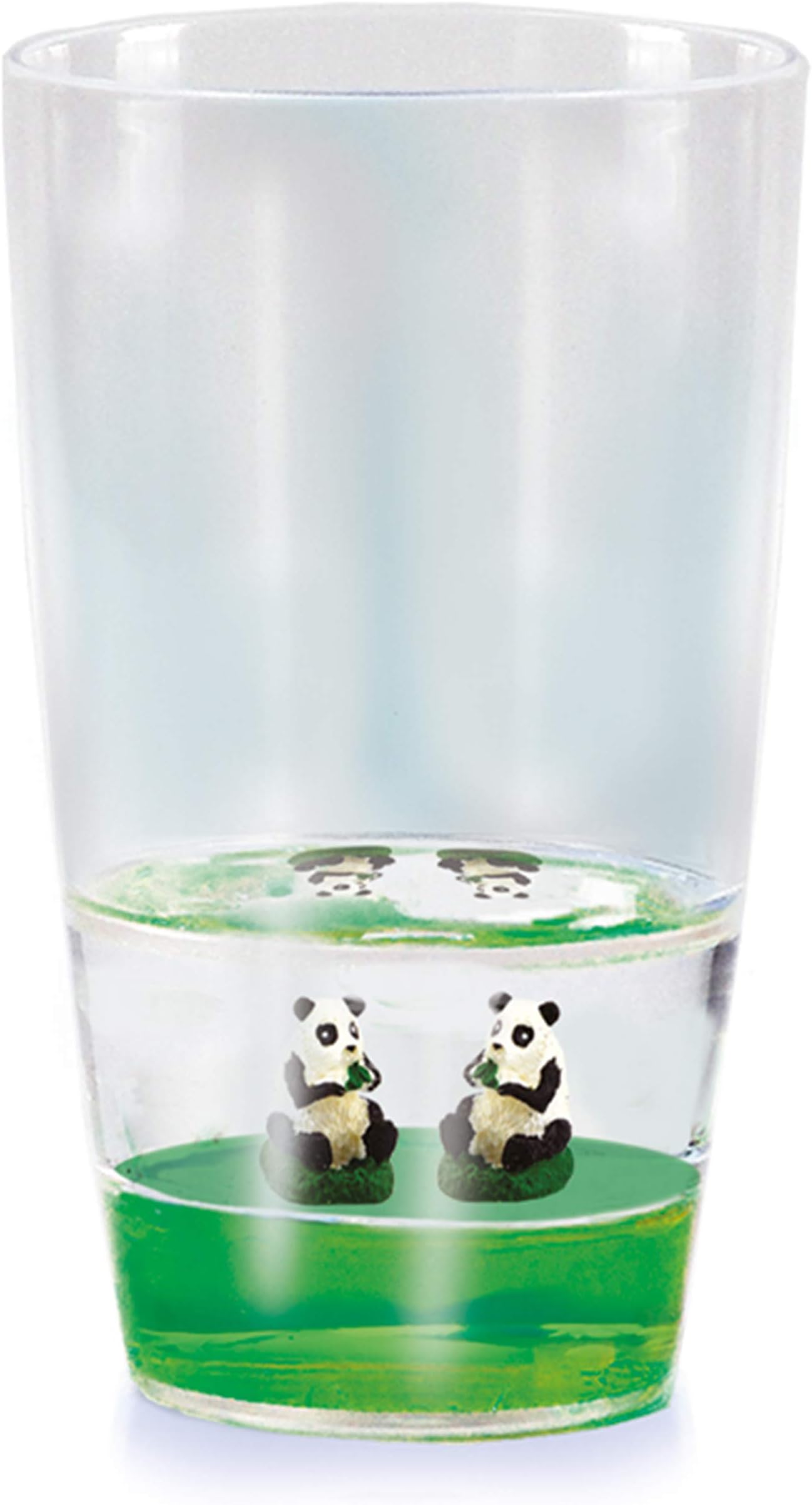 Deluxebase Floatarama Tumbler - Panda from 9oz BPA-Free Acrylic Plastic Drinking Glasses with Floating Animal Figurines. Cute Drinkware and Novelty Glassware.