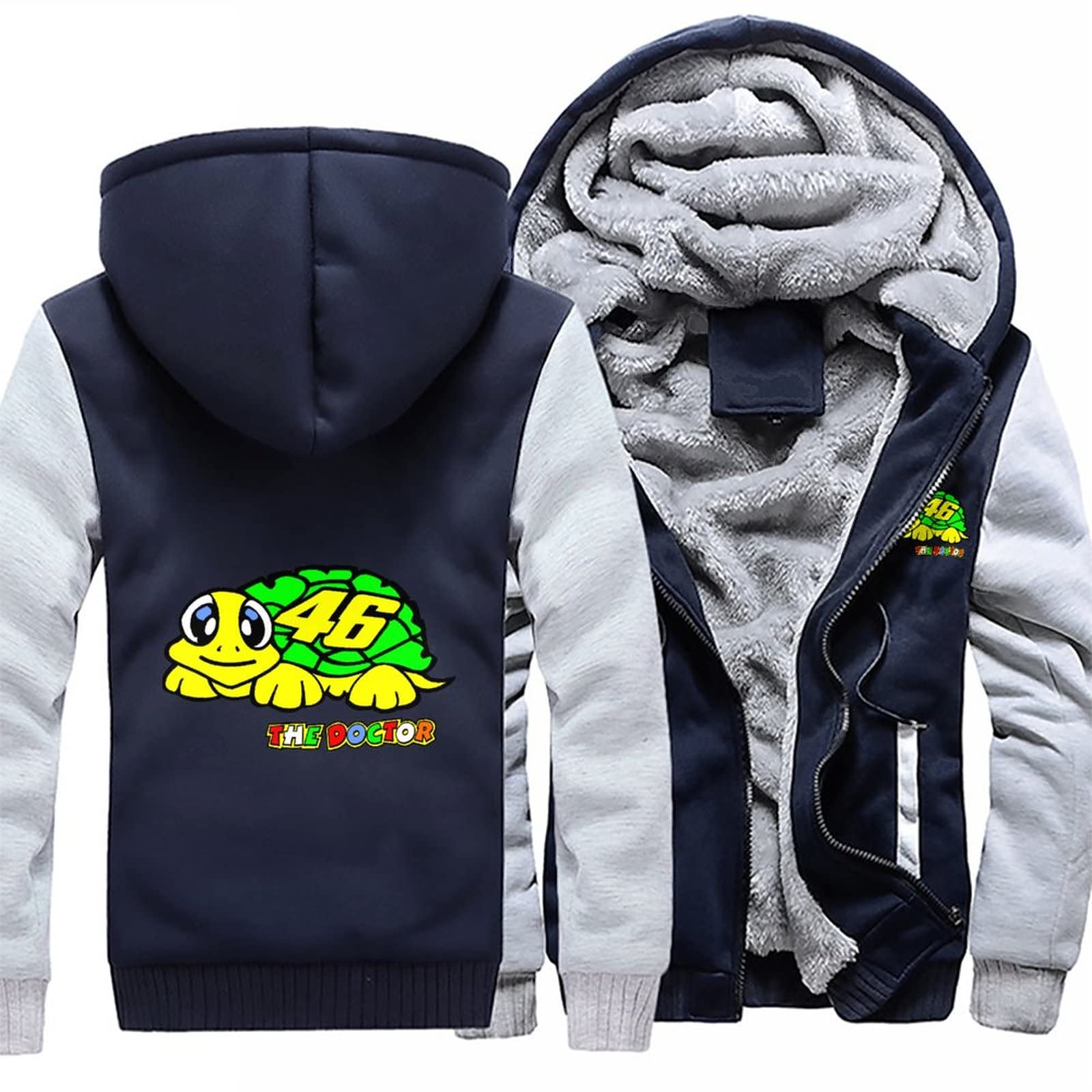 Amazon.co.jp: パーカー メンズ バレンティーノ ロッシ VR46 ジップ