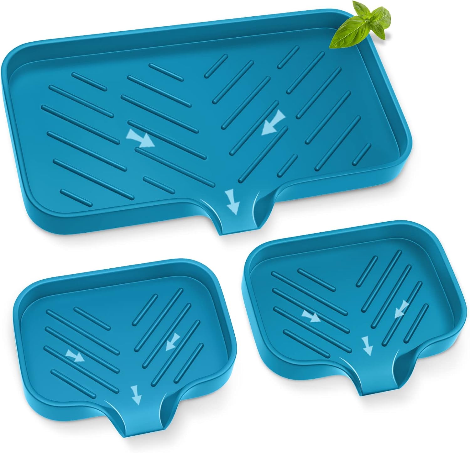 Kitchen Sink Tray,Sponge Holder for Kitchen Sink Self