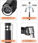 VEITORLD Gifts for Men Dad from Daughter Son Wife, Fathers Day, Extendable Magnetic Flashlight, Telescoping Magnet Pickup Tool, Cool Birthday Gifts for Father Grandpa Husband Boyfriend Women