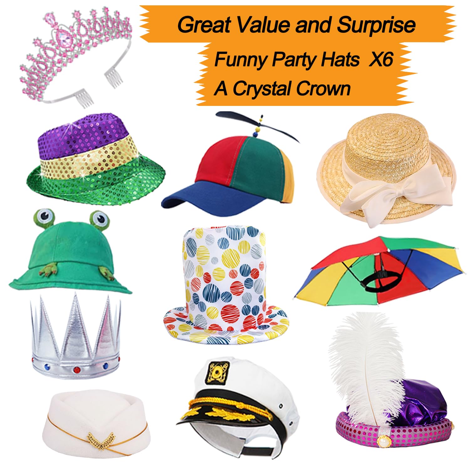 Juego de 126 accesorios divertidos para fotomatón, sombreros y gafas para todas las ocasiones, bodas, cumpleaños, graduación, Año Nuevo, accesorios de fiesta