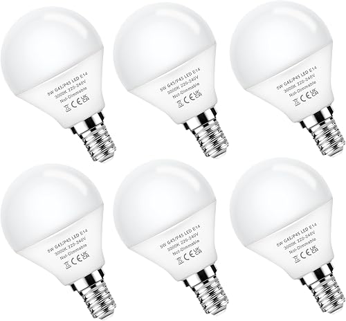 E14 LED Lampe 5W Golf P45/G45 Glühbirne, Ersetzt 40 Watt, 3000K Warmweiss