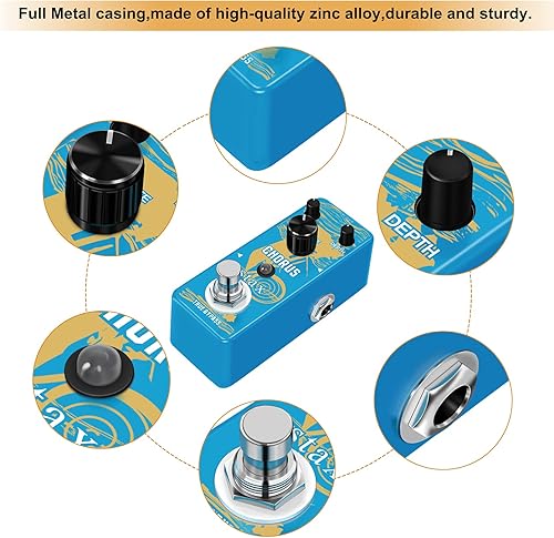 Vista 41 de Stax Pedales de efectos de compresor. Sonido clásico de compresión óptica. Ataque suave y atenuación. Conservando el transitorio de la señal Línea